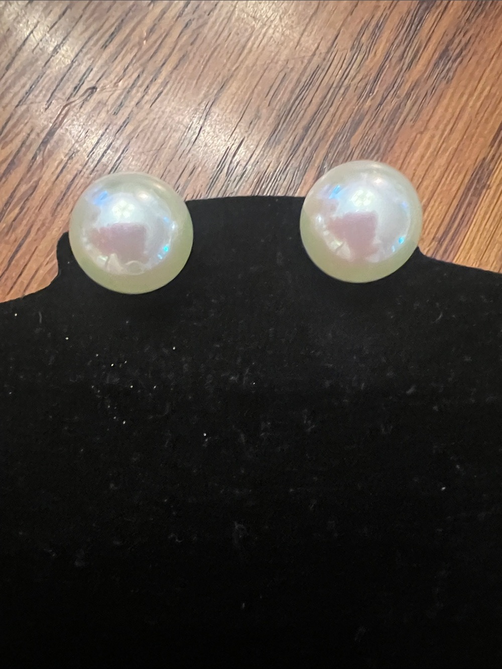 Vintage Perlas Majorica 12mm Peal Clip Earrings EEEUC